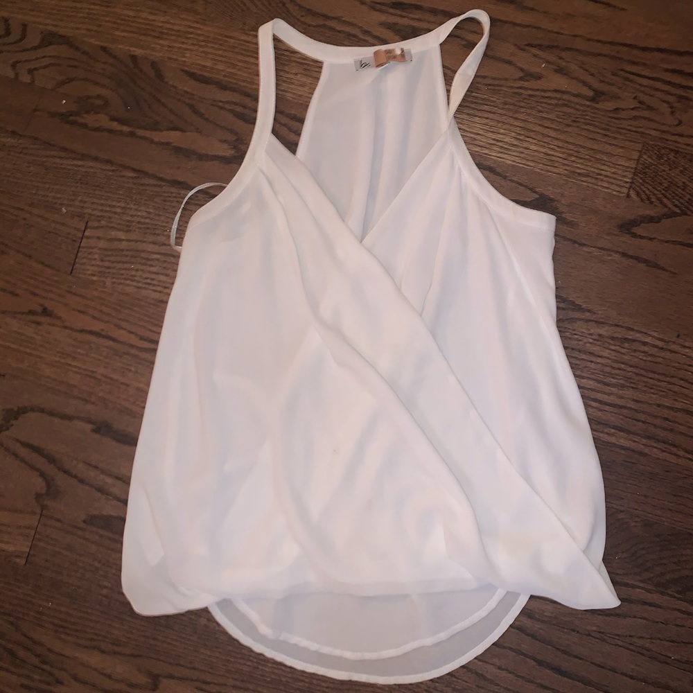 White tank top